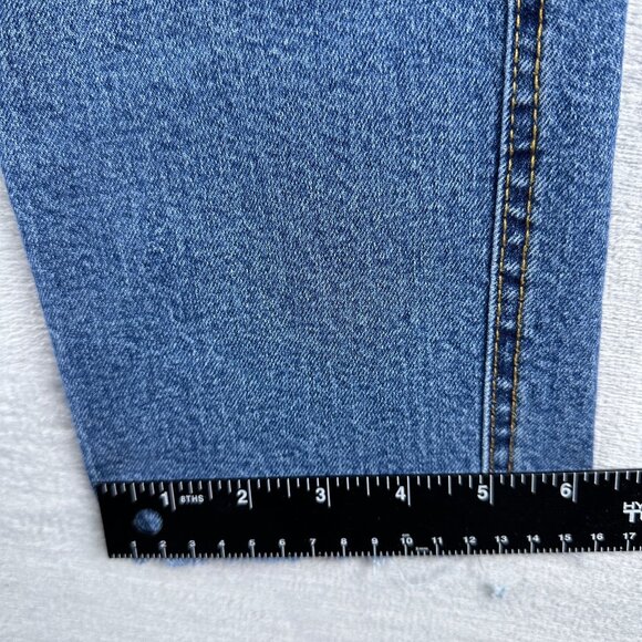 Pull & Bear Jegging Jeans Perfect Fitting Mom Tapered Denim Blue Womens Size 4 - Picture 8 of 11